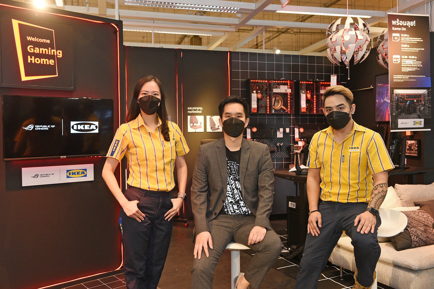 "IKEA Gaming" ไอเท็มต้องมี จัดห้องเกมเมอร์ บนความร่วมมือของ IKEA X ROG