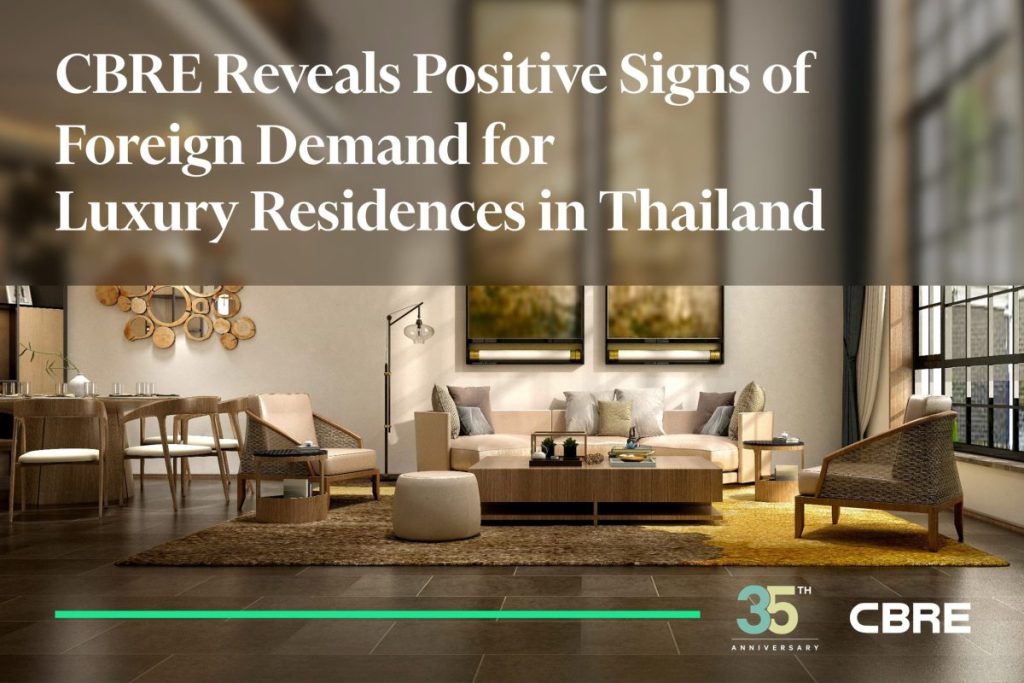 CBRE Reveals Positive Signs of Foreign Demand for Luxury Residences in ...