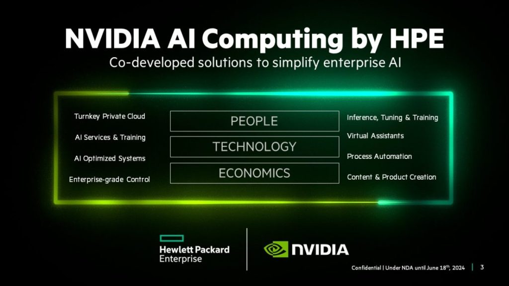 Hewlett Packard Enterprise and NVIDIA Announce ‘NVIDIA AI Computing by ...