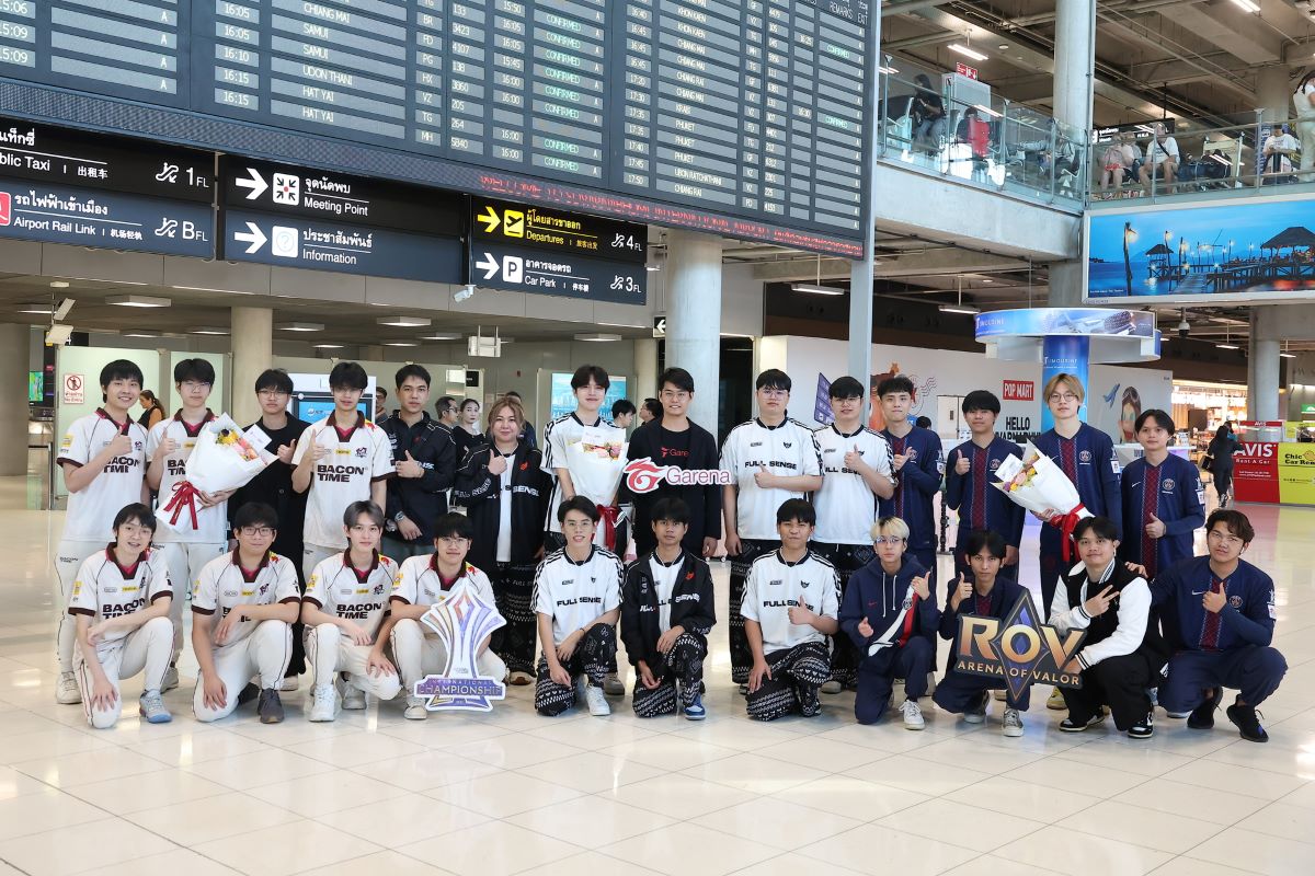 ไทยแชมป์ 3 ปีซ้อน! Garena RoV ต้อนรับคณะนักกีฬาอีสปอร์ตไทย หลัง “Full Sense” คว้าแชมป์ RoV นานาชาติ “AIC 2025”